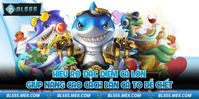 Hiểu rõ đặc điểm cá lớn giúp nâng cao cách bắn cá to dễ chết